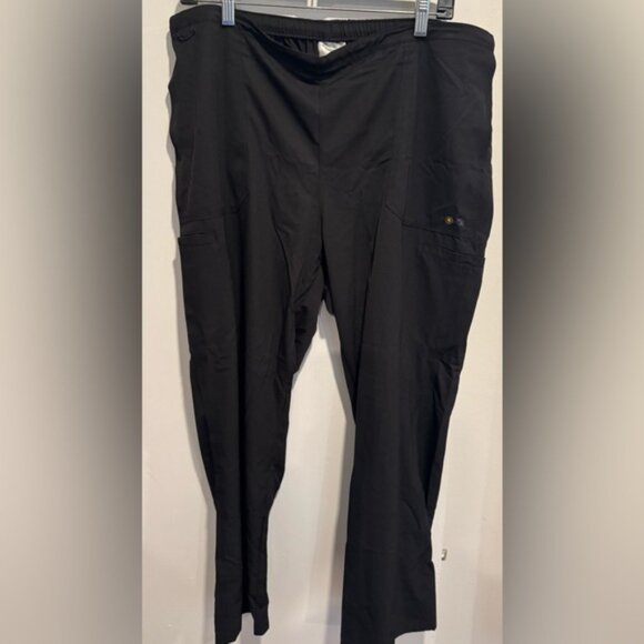 Carhartt WOMEN'S FORCE LIBERTY TWILL STRAIGHT LEG SCRUB Work PANT Black XL rare - Picture 1 of 8